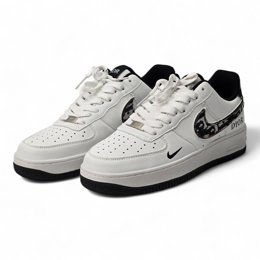 A!r Force 1 D!or - White Black
