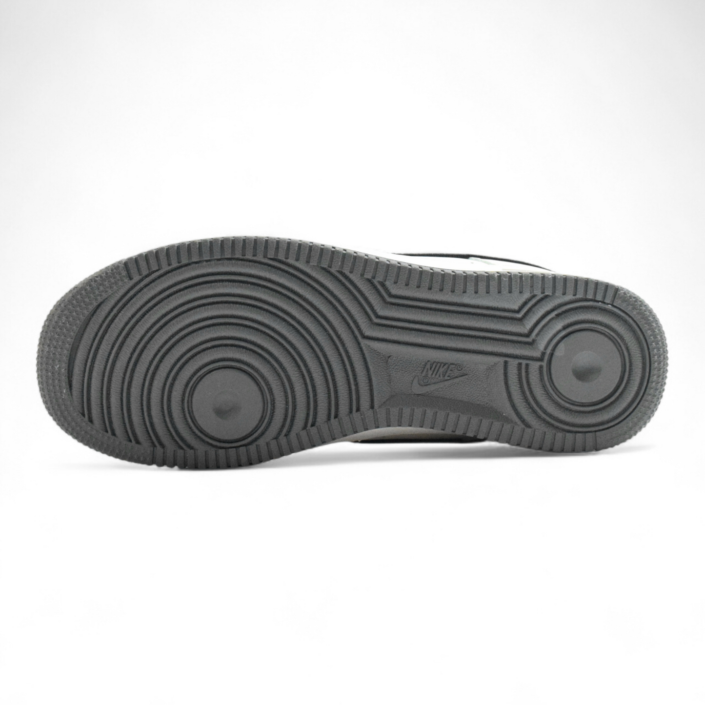 A!r Force 1 D!or White - Black Stipe