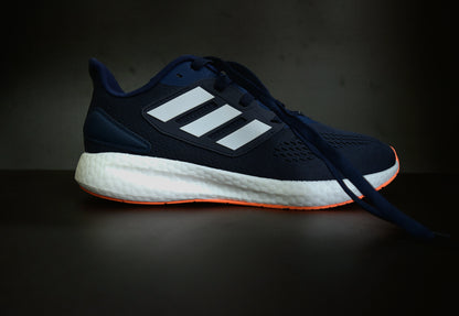 Pureboost 22 Running Shoes For Men - Navy and Orange
