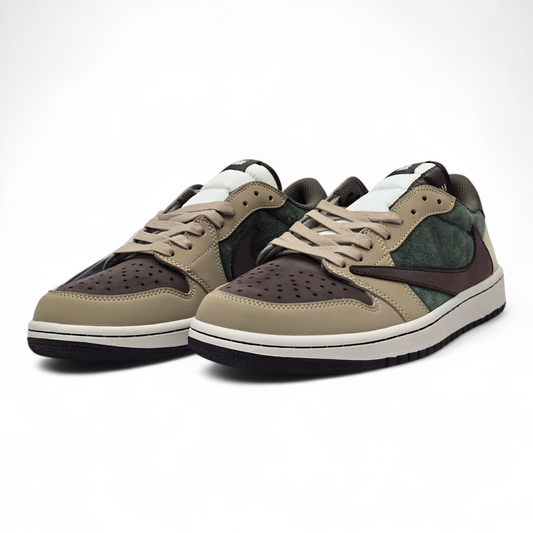 A!r Jordan 1 Retro Low x Travis Scott Green