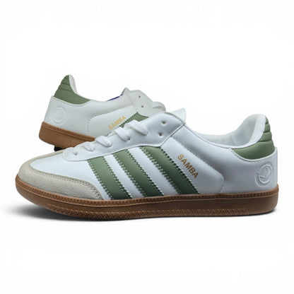 Ad!das Samba - White Tech Olive Gum