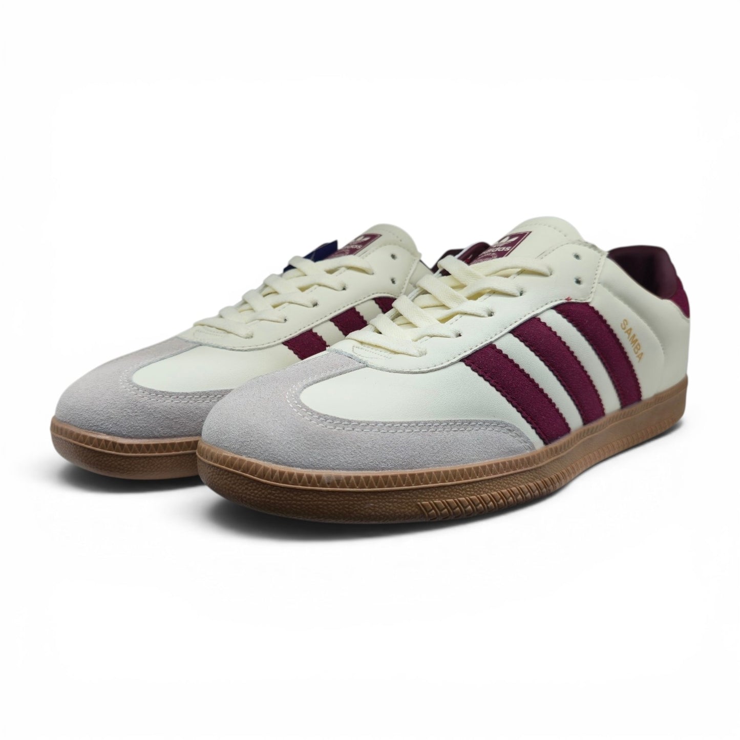Ad!das Samba - White and Shadow Red