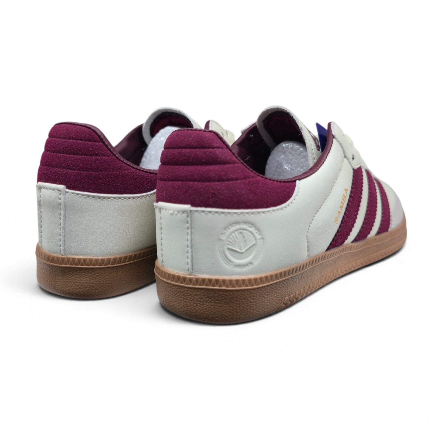 Ad!das Samba - White and Shadow Red