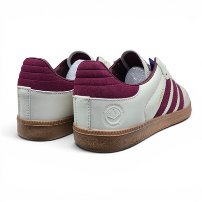 Ad!das Samba - White and Shadow Red