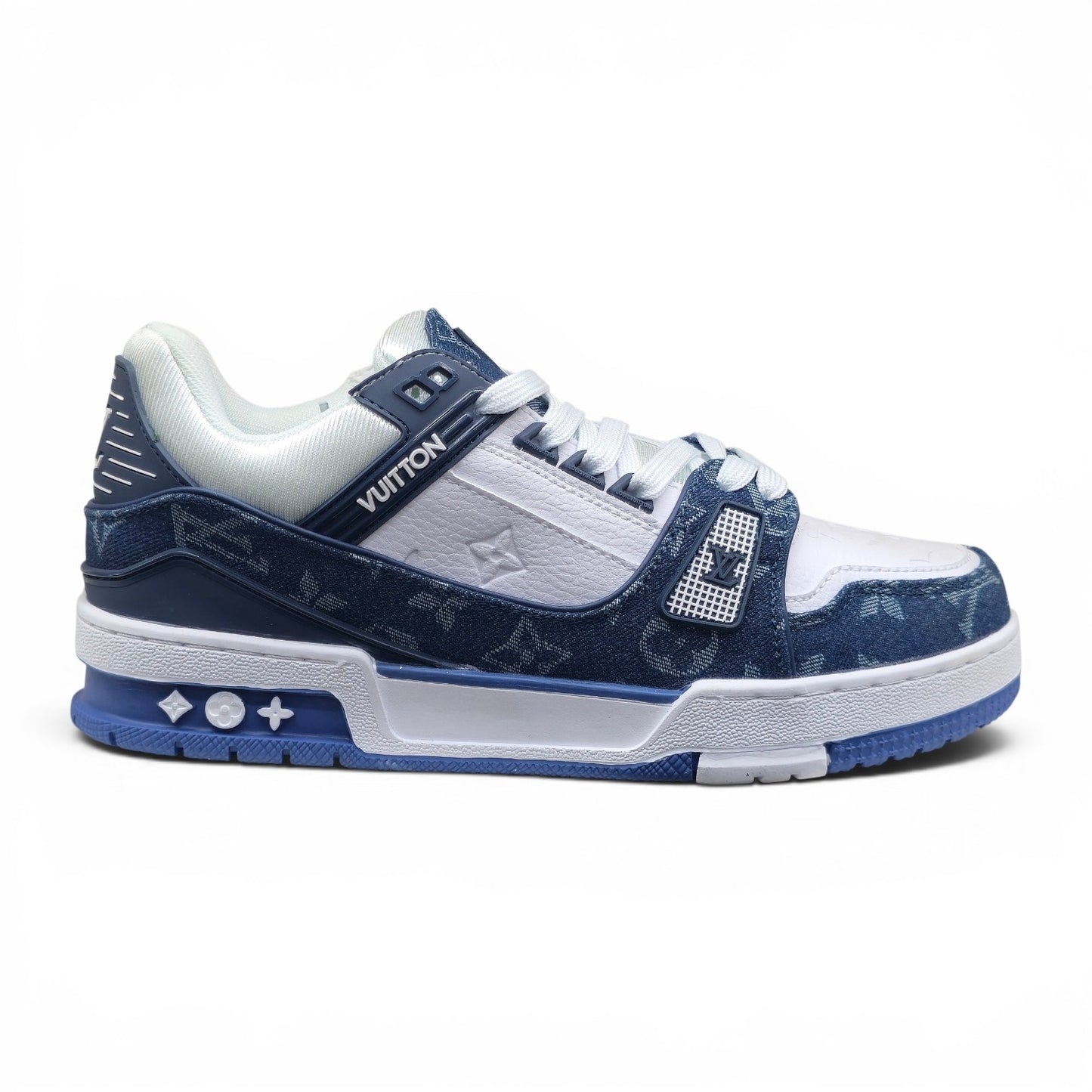 LV Trainer Monogram Denim White Blue (1:1)