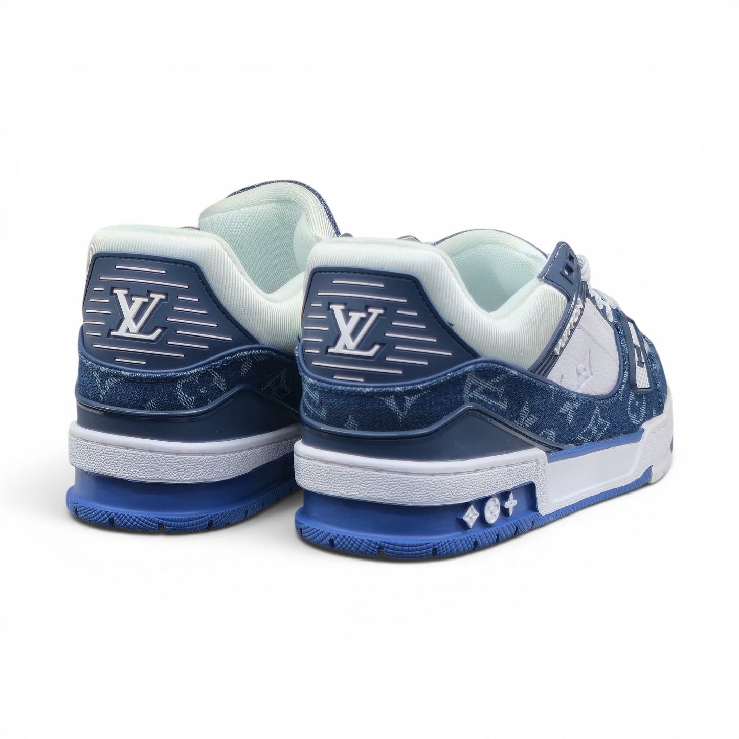LV Trainer Monogram Denim White Blue (1:1)