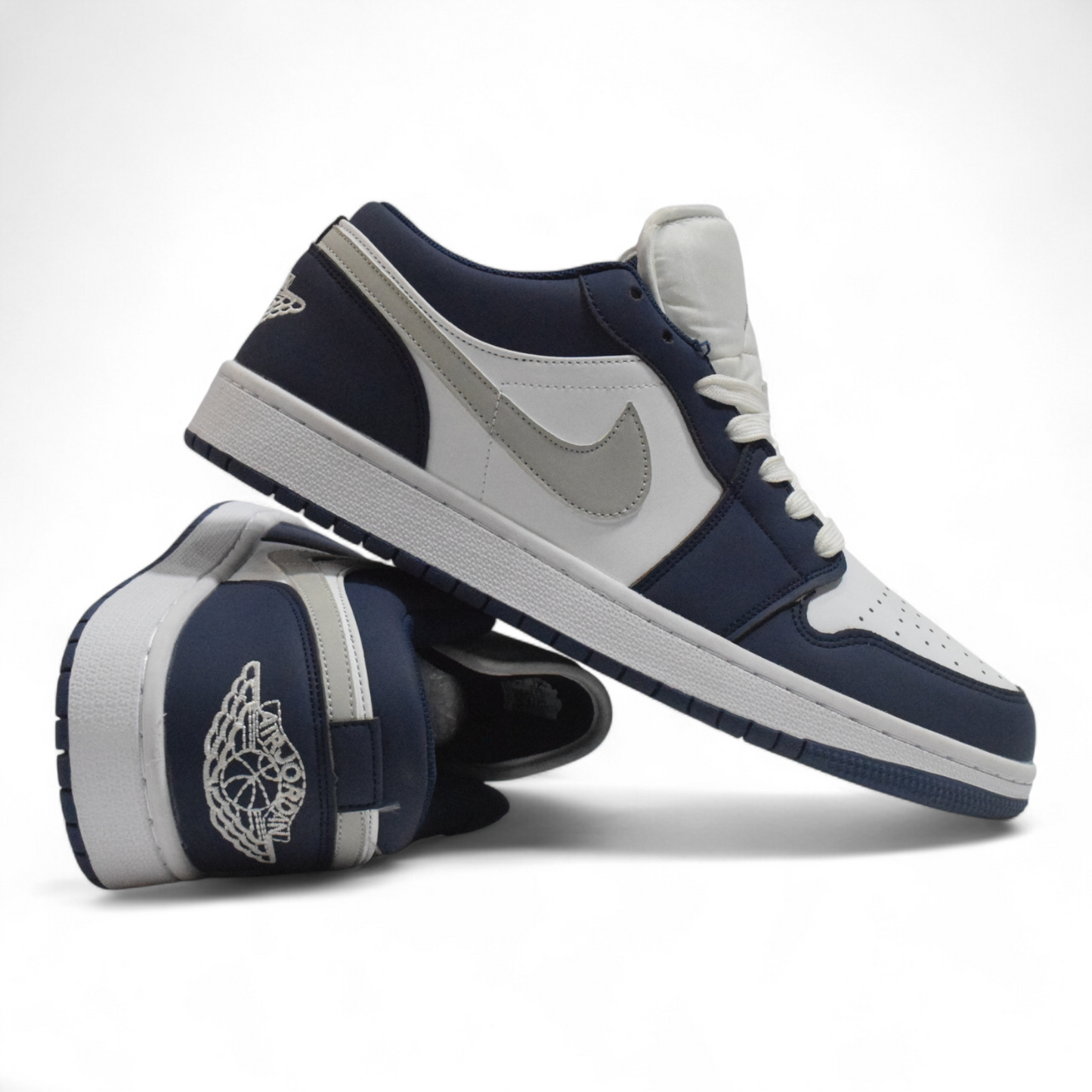 A!r Jordan 1 Low - Wolf Grey Midnight Navy (1:1)