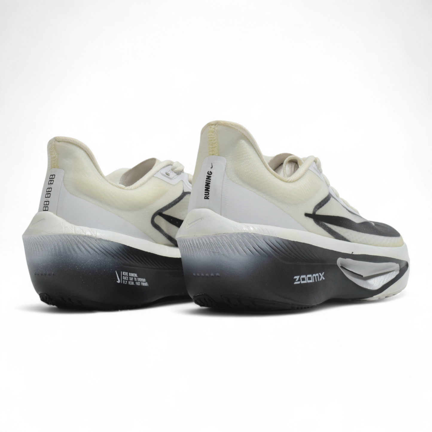 N!ke Zoom Fly 6 White Black Smoke Grey Silver (1:1)
