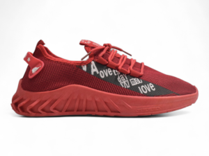 Lightweight Men Breathable Shoes – Red